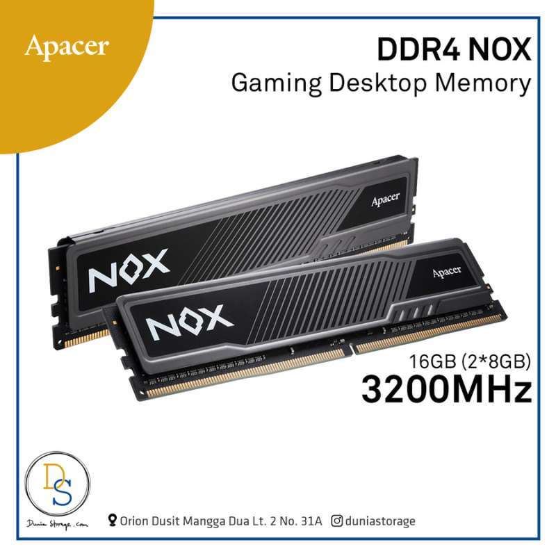 APACER NOX 16GB (2X8GB) DDR4 3200 MHz