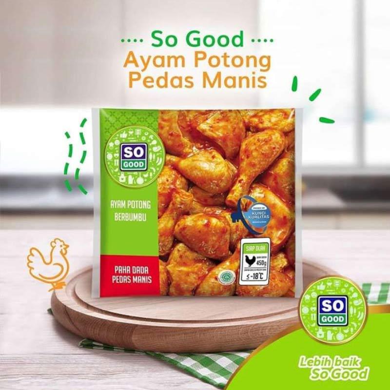 Jual So Good Ayam Potong Paha Dada Bumbu Pedas Manis Sogood 450gr Online Januari 2021 Blibli