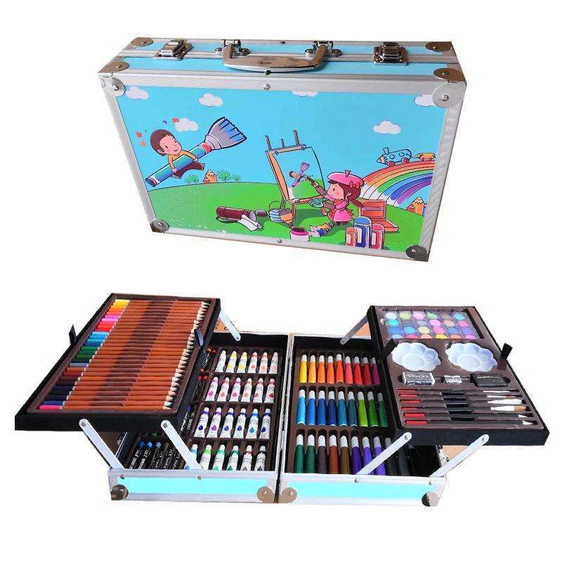 Jual Koper Set Alat Mewarnai Crayon Set Alat Lukis Anak Blue Gift Idea Anak Murah Mei 2021 Blibli
