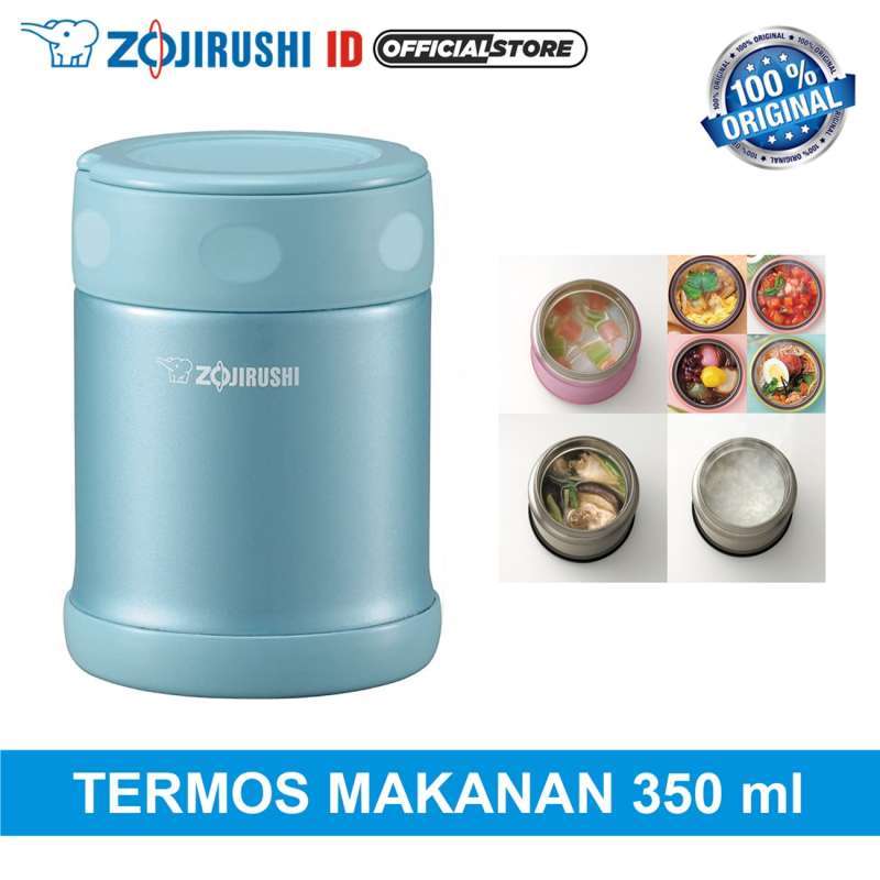 Promo Zojirushi Sw-eae35 Ab Stainless Steel Food Jar Blue [350