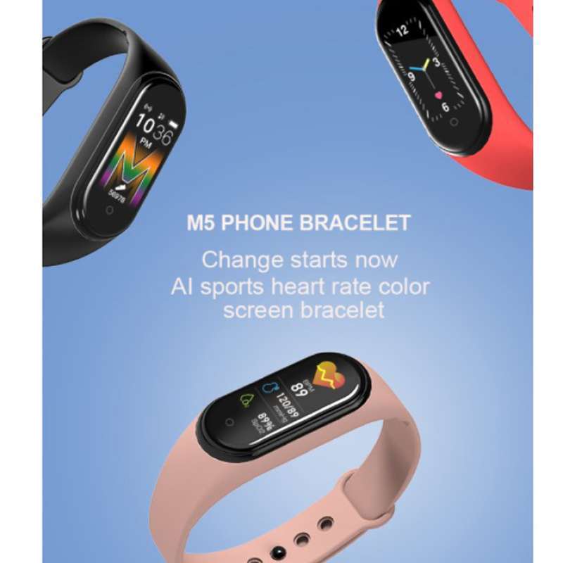 Jual Oem Smartband M5 Heart Rate Monitor Smartwatch Black Online Desember 2020 Blibli