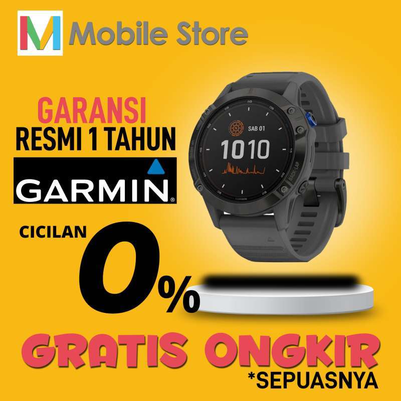 Jual Garmin Fenix 6 Pro Solar A03908 Gps Garansi Resmi Online Desember 2020 Blibli