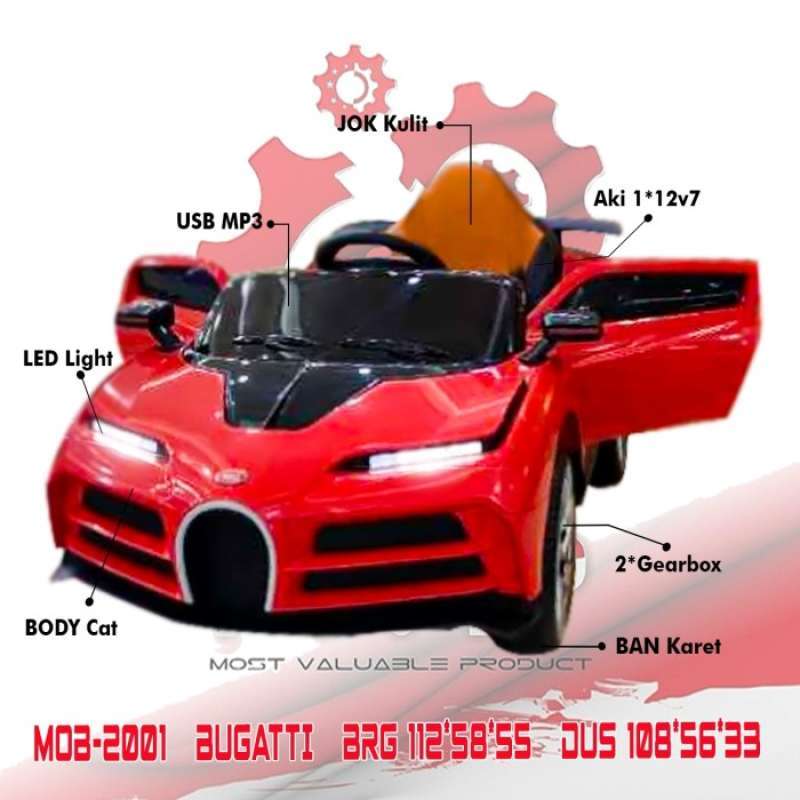 Jual Mob 2001 Mainan Anak Mobil Aki Bugatti Online Januari 2021 Blibli