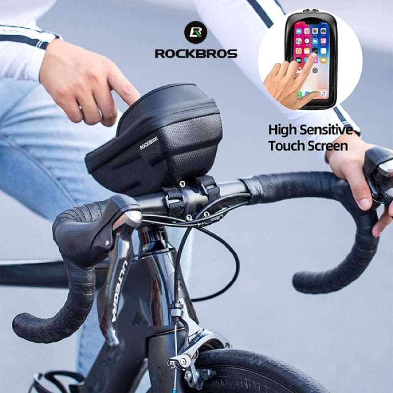 Jual Rockbros B70 Bike Mtb Front Tube Frame Bag 6 2 Inch Tas Sepeda Online Januari 2021 Blibli