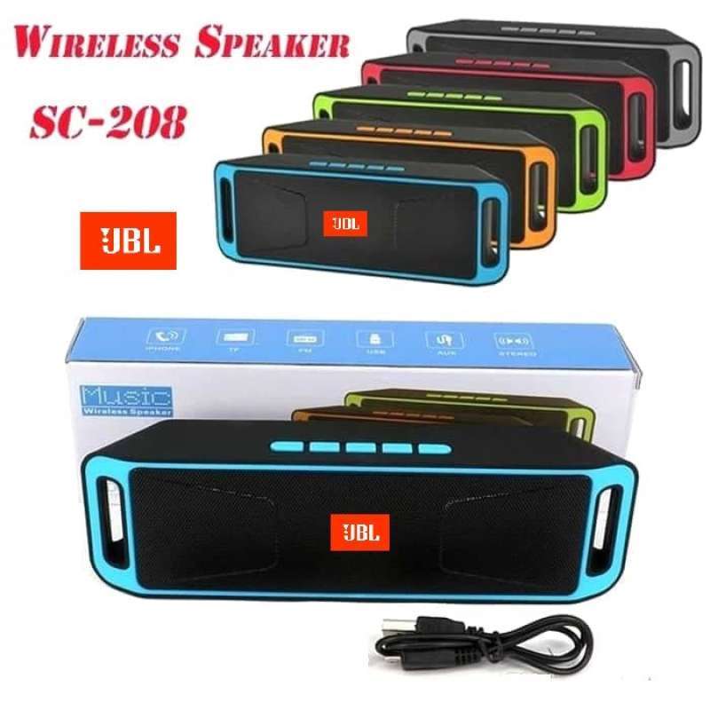 Jual Speaker Bluetooth Wireless 208 Speaker Music A2dp Jbl Mega Bass Online Februari 2021 Blibli