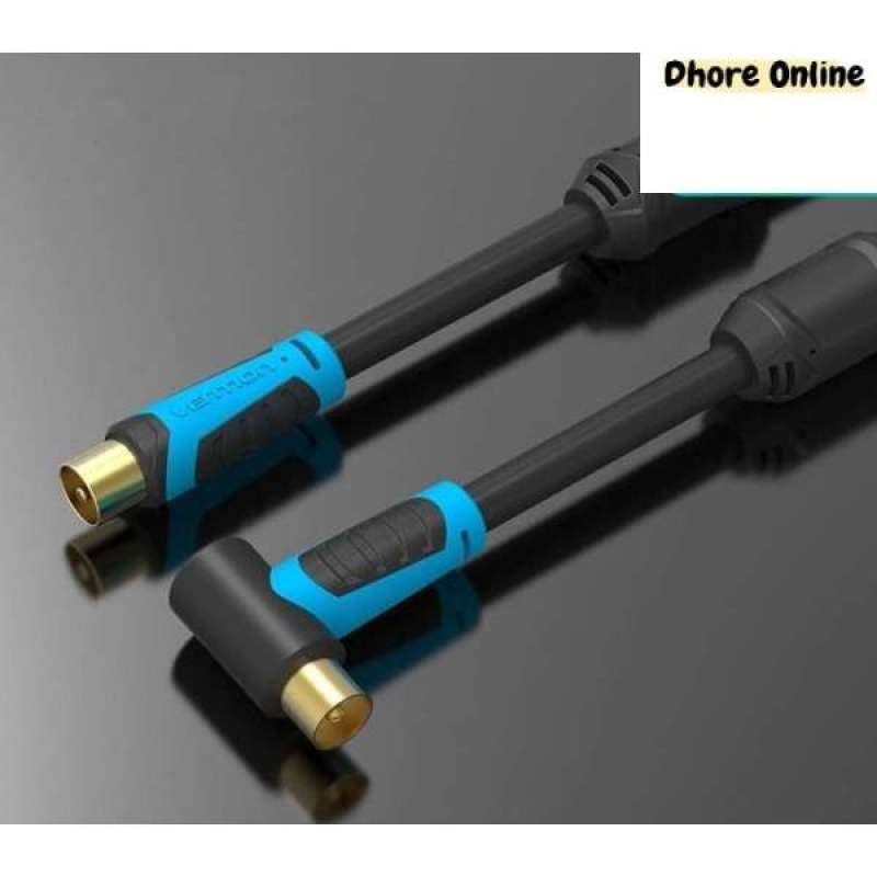 Jual RECOMMENDED KABEL COAXIAL ANTENA TV MALE TO MALE 90 DEGREES VENTION  A02 3M Online Januari 2021 | Blibli
