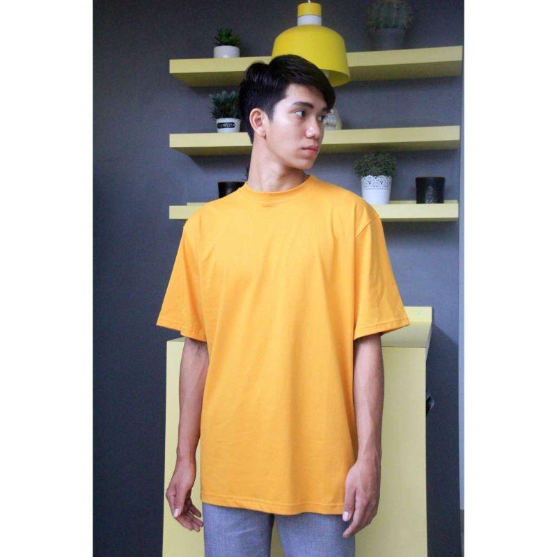Jual OVERSIZED T SHIRT BASIC - MUSTARD 