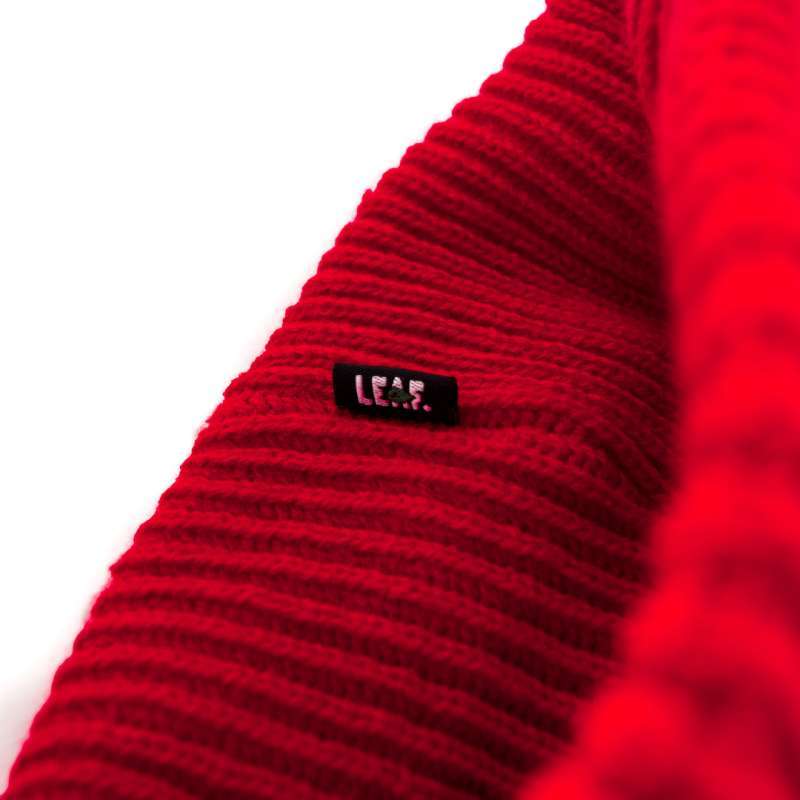 Jual LEAF LOGO - RED BEANIE di Seller 