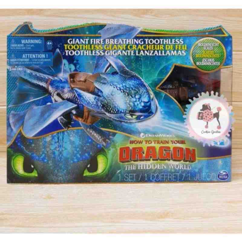 Jual How To Train Your Dragon Giant Fire Breathing Toothless Di