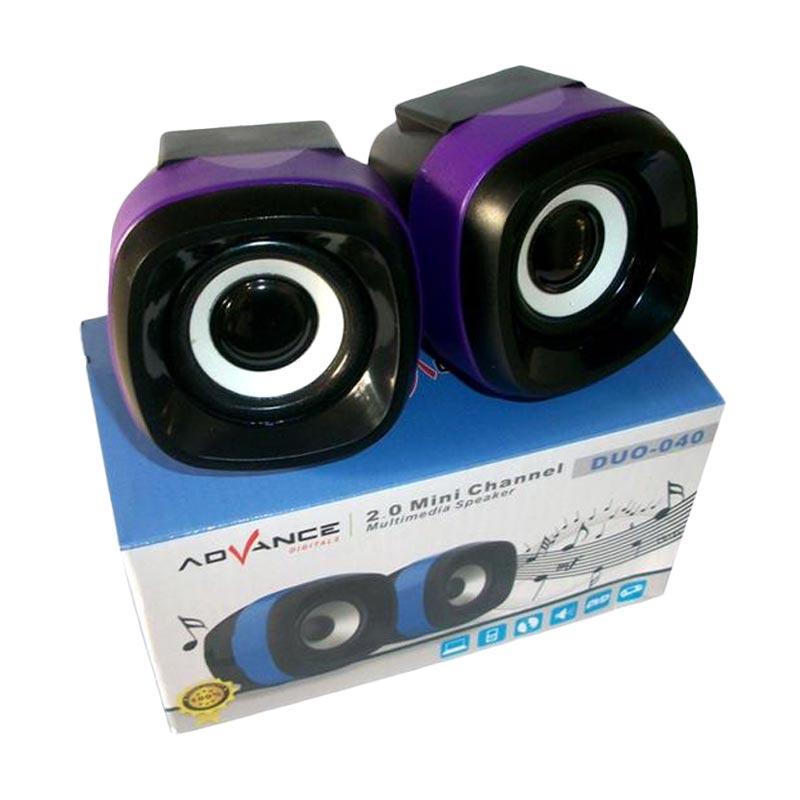 Jual Advance Duo-040 Speaker Komputer USB - Ungu Online - Harga & Kualitas Terjamin | Blibli.com