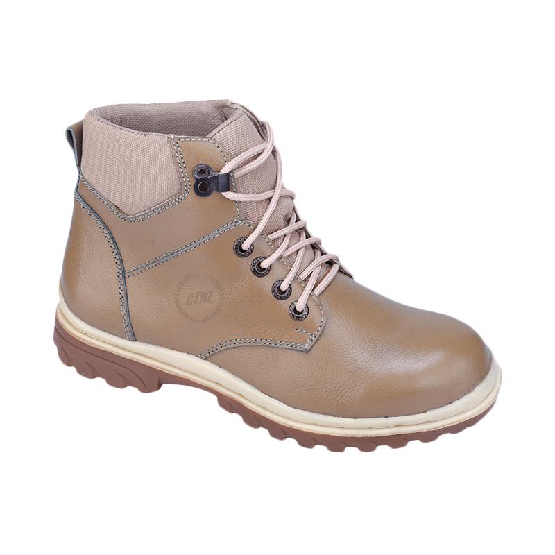Catenzo DM 008 Safety Sepatu Boots Pria - Cream