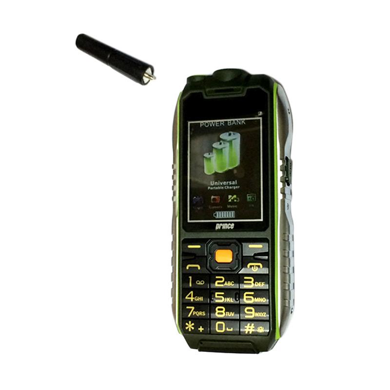 Prince PC-398 Powerbank Handphone - Green [10.000 mAh]
