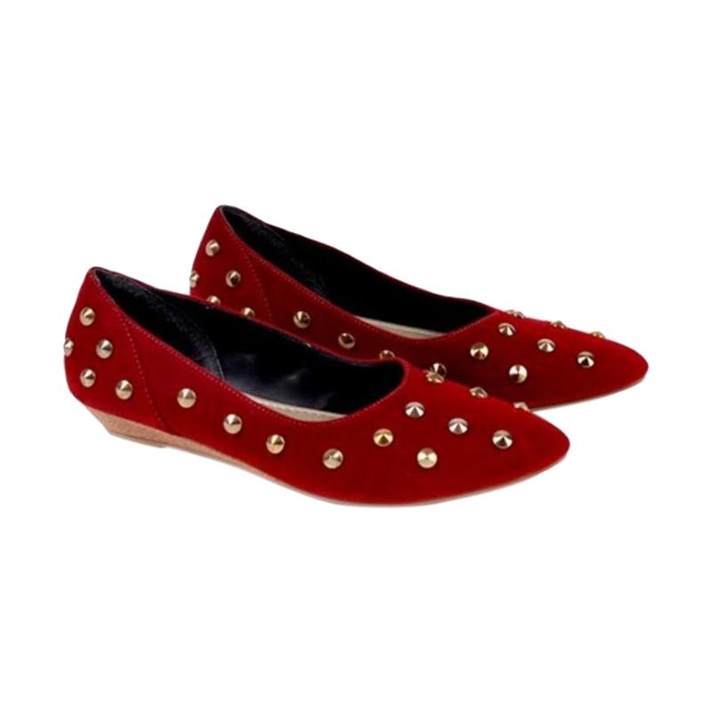 Garucci Flat Shoes 584 Sepatu Wanita - Merah