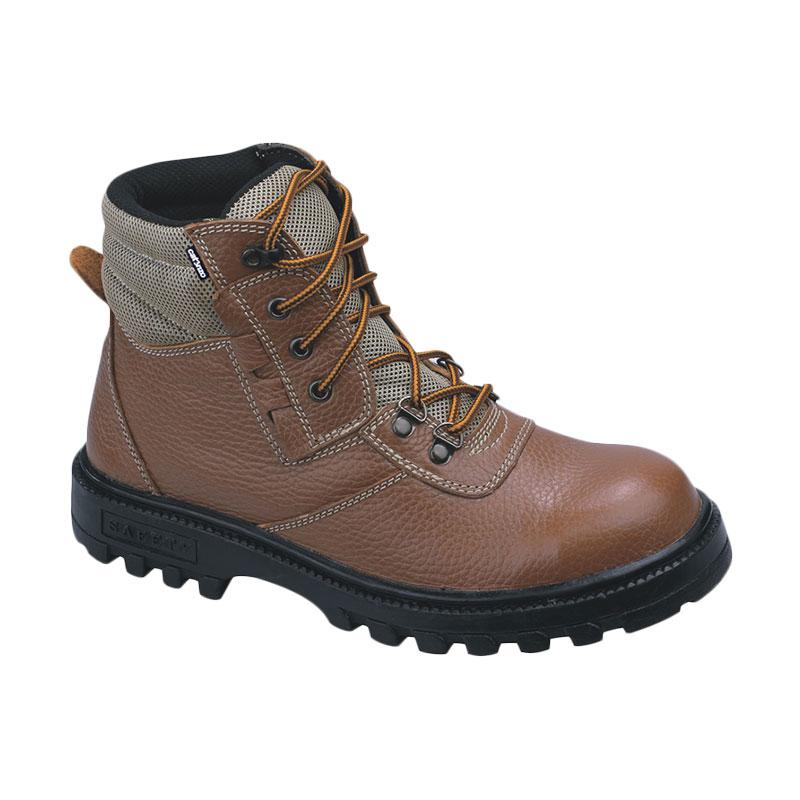 Catenzo RI 010 Safety Sepatu Boots Pria - Tan