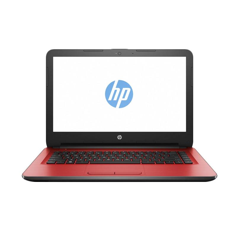 HP 14-AM015TU Notebook - Merah [Intel N3060/ 4GB/ 14'/ Windows 10]