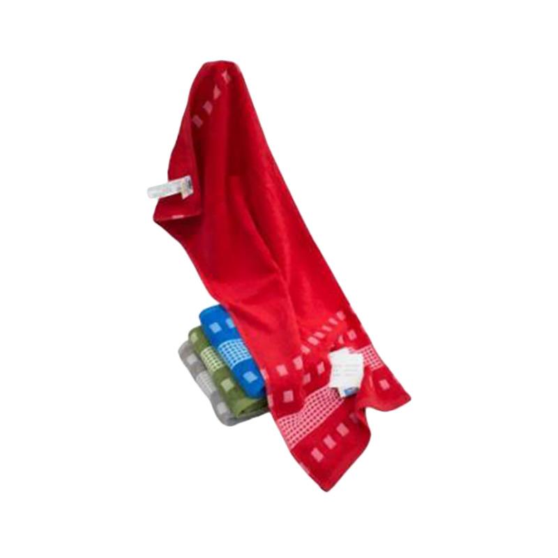 Kelebihan Kekurangan JYSK Kronborg Gold Bath Towel Handuk Mandi - Red [80 x 34 cm