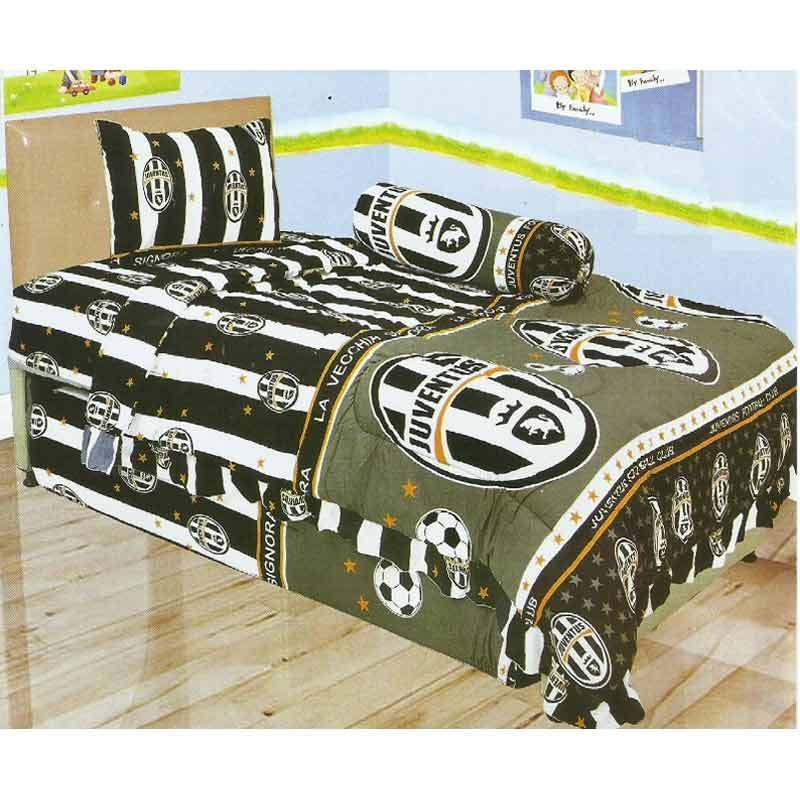 Review Bedcover Dan Sprei Set Single Motif Klub Bola Chelsea Uk Source · Lady Rose Juventus Set Sprei 120 x 200 cm