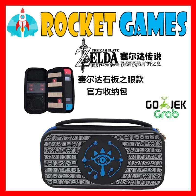Jual Rocket Games Nintendo Switch Carrying Storage Bag Zelda Seika Slate Travel Case Terbaru Juni 21 Blibli
