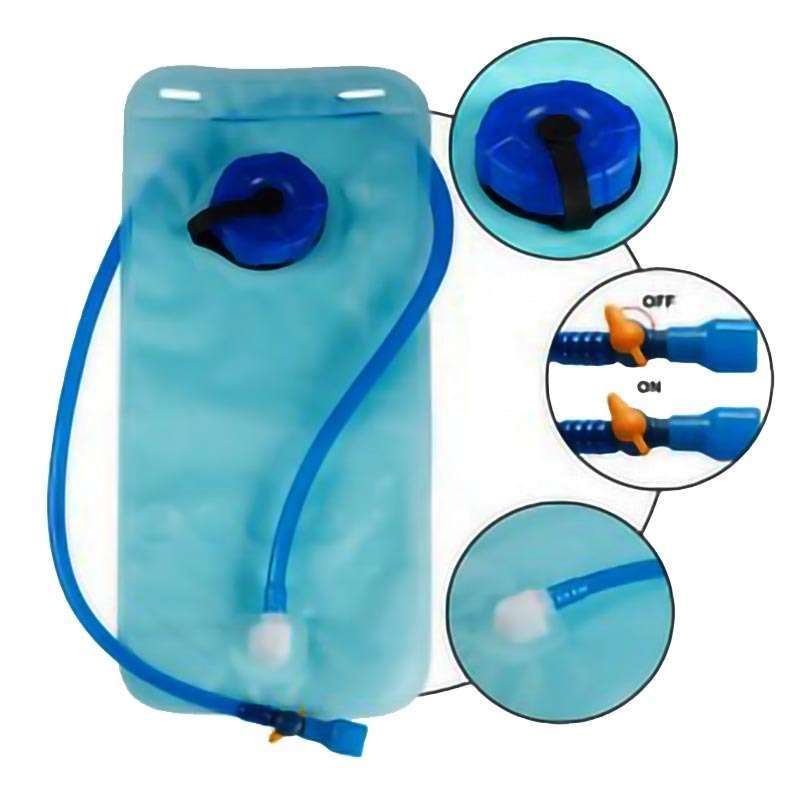 taffsport kantung air minum sepeda bike water bladder hydration backpack 2l sd16 blue