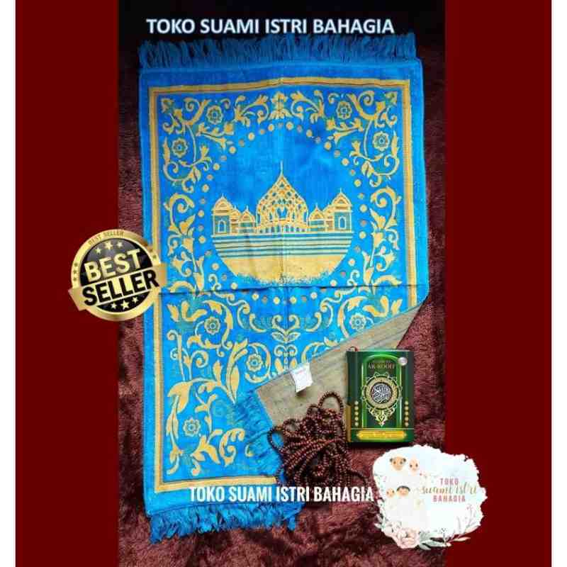 Jual Sajadah Turki Izmir Premium 110 Cm X 70 Cm Haji Tebal Murah Grosir Oleh Oleh Haji Souvenir Online Februari 2021 Blibli
