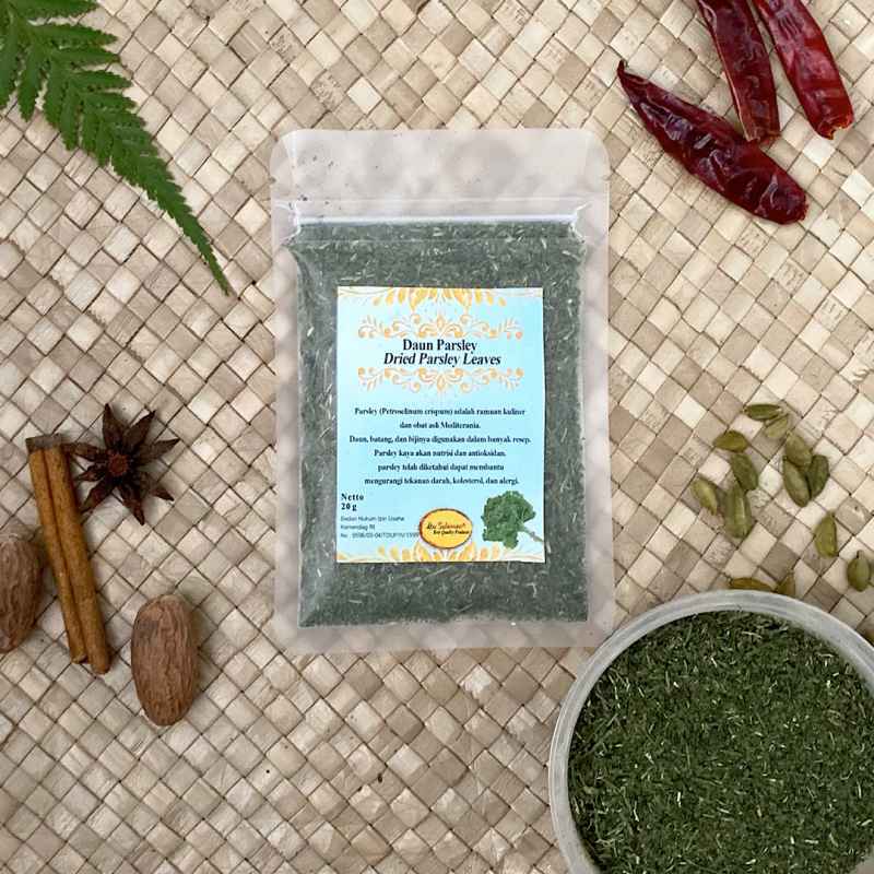 Promo Daun Parsley Kering Dried Parsley Peterseli Pilihan Abu Sulaiman Di Seller Abu Sulaiman Official Store Kab Bogor Jawa Barat Blibli