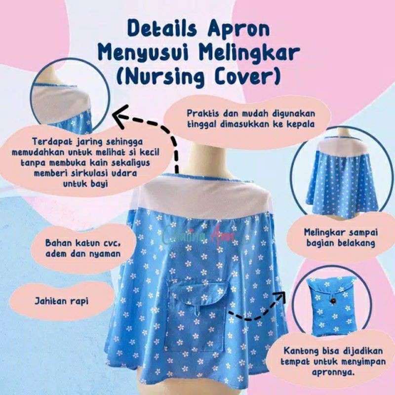 Jual Apron Menyusui Nursing Cover Melingkar Kain Penutup Menyusui C24 Murah Mei 2021 Blibli Jual Apron Menyusui Nursing Cover Melingkar Kain Penutup Menyusui C24 Murah Mei 2021 Blibli