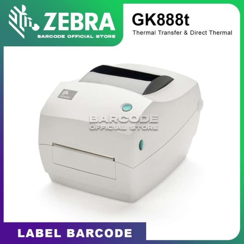 Printer Label Sticker Zebra GK888t Cetak Alamat Barcode Marketplace