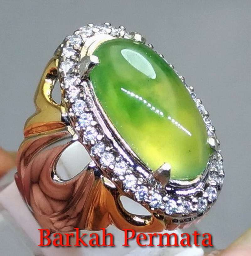 Jual Cincin Batu Akik Sungai Dareh Totol Lumut Pucuk Pisang Asli N ...