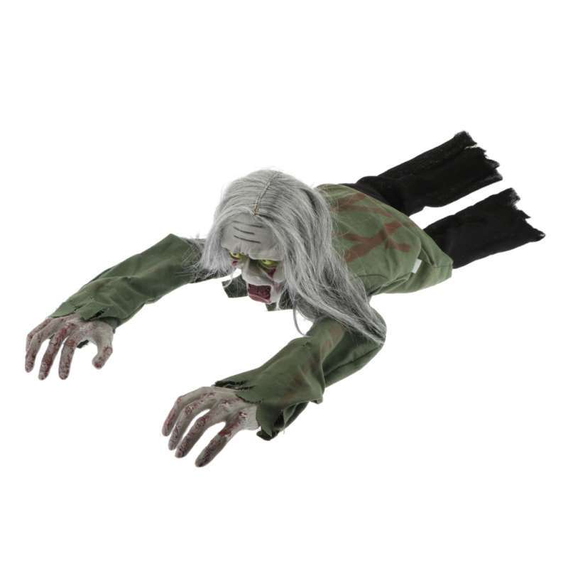 Promo Scary Halloween Crawling Zombie Animated Haunted House Party Decoration Prop Di Seller Homyl China Blibli