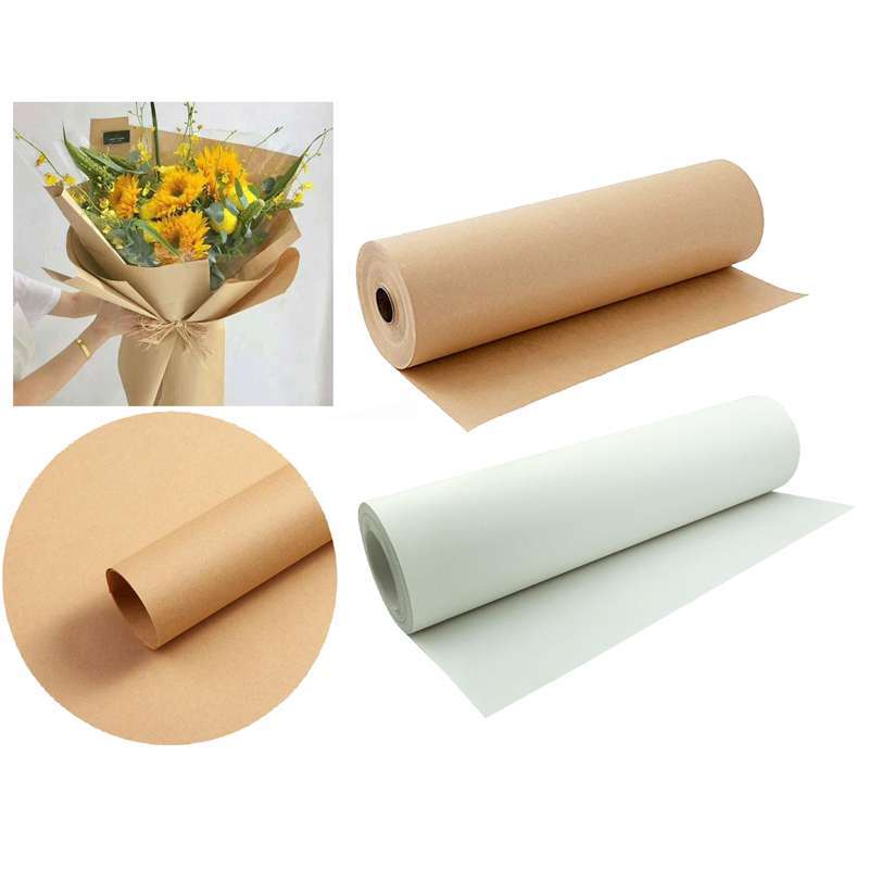 30Meters Brown Kraft Parcel Paper Roll for Packing and Wrap Parcels 30cm 