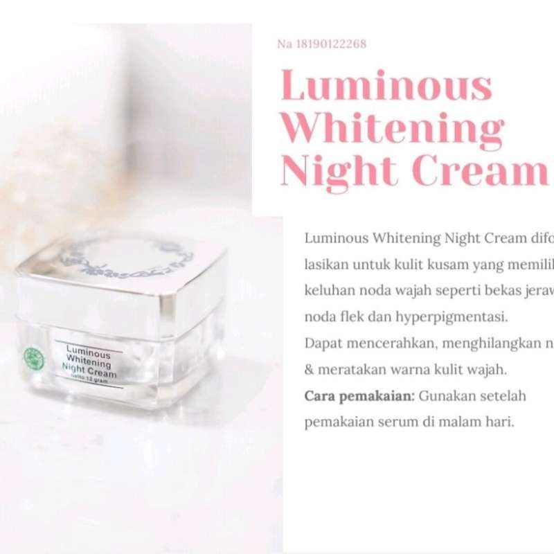 ms glow night cream luminous