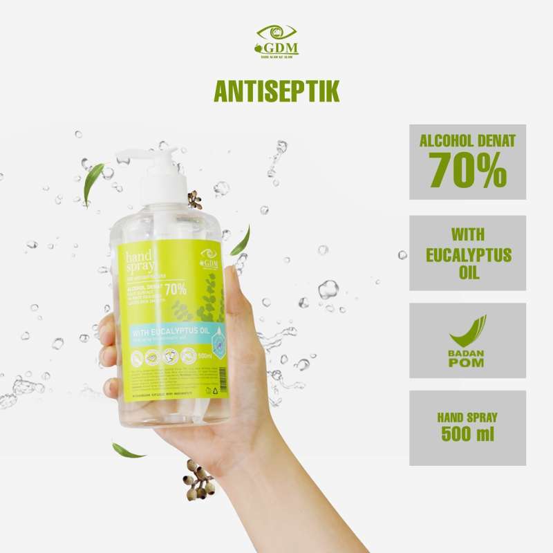Jual Hand Sanitizer 500 ml Kandungan 70 Alkohol Eucalyptus BPOM