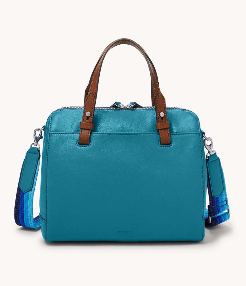 Fossil rachel satchel caribbean hot sale
