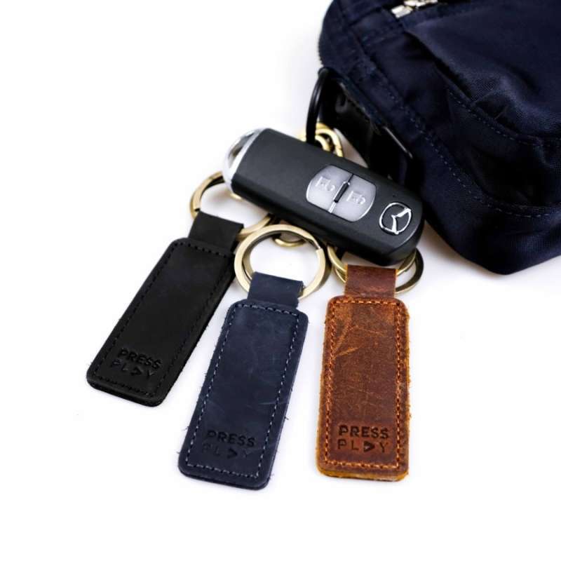 Press Play Leather Car Keychain Holder Gantungan Kunci Mobil Terbaru Juli 2021 Harga Murah Kualitas Terjamin Blibli