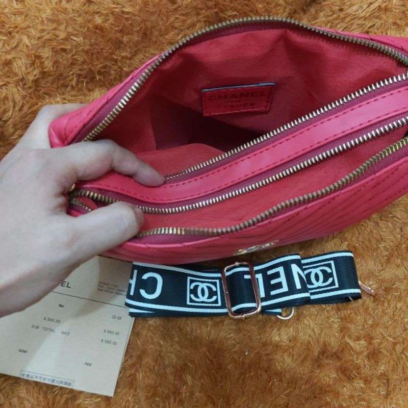 Jual TAS SLEMPANG IMPORT CH. CHEVRON SALUR 2 RUANG / SLING ...