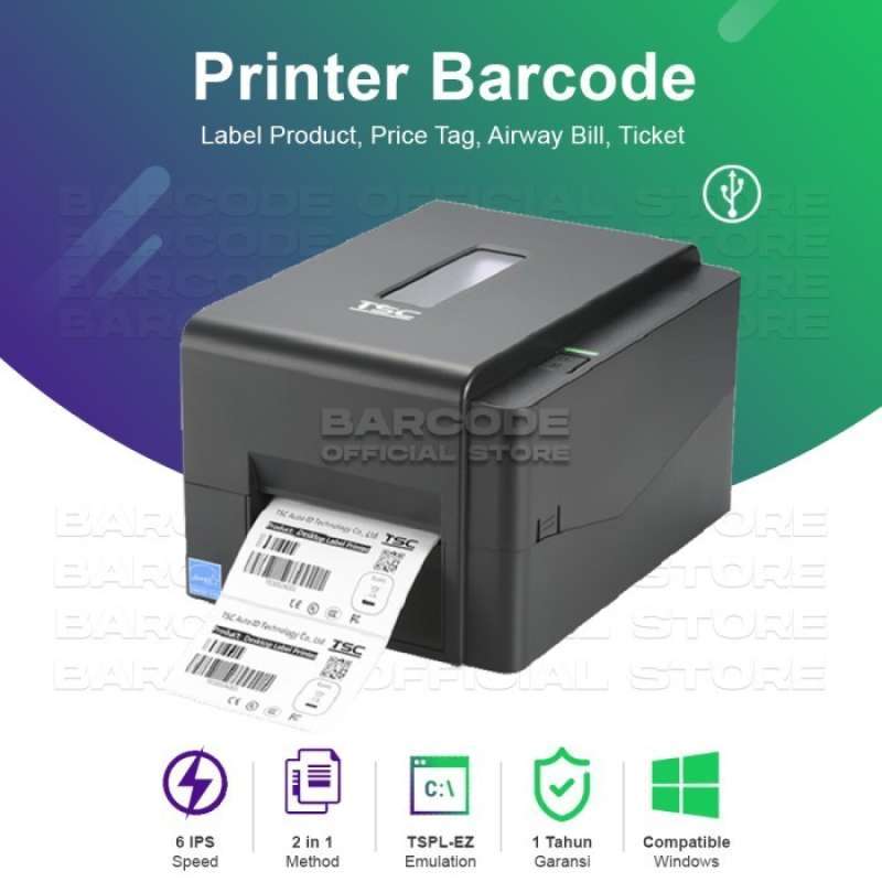 Jual BARCODE PRINTER TSC TE300 SEKELAS TE200 ZEBRA ZD420 ...