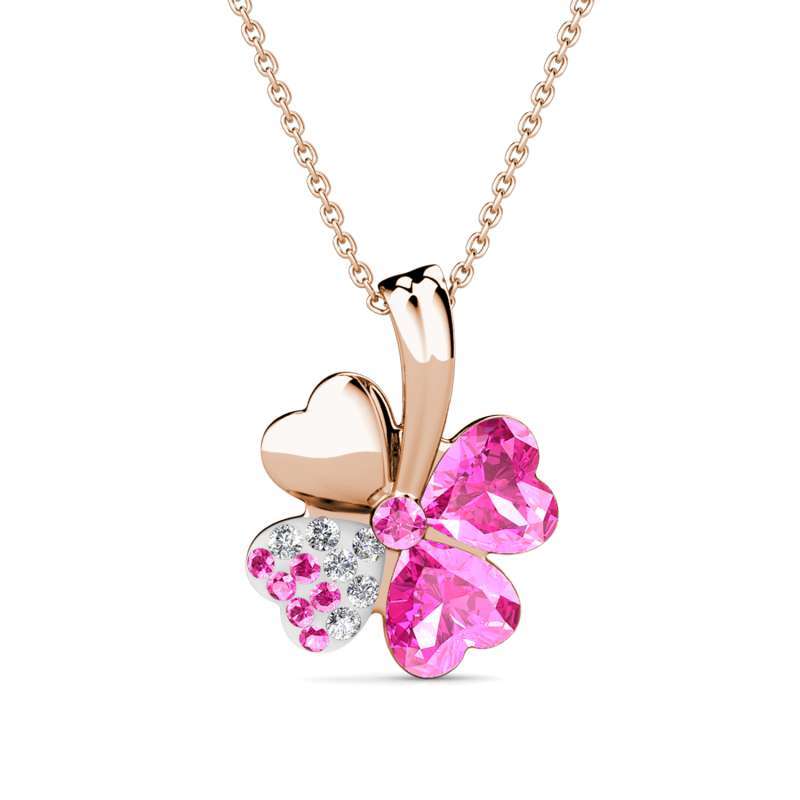 Promo Four Leaf Clover Pink Rose Gold 