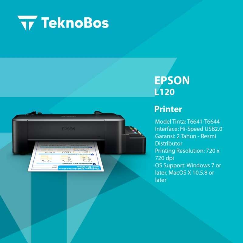 Jual Epson Printer L120 Hitam Print Murah Mei 2021 Blibli