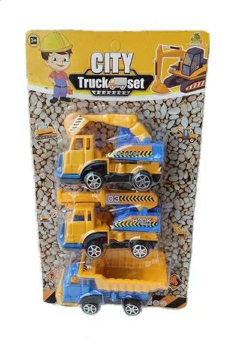 Jual Daymart Toys City Truck Set Mainan Anak Mobil Truk 3pcs Terbaru Juli 2021 Blibli