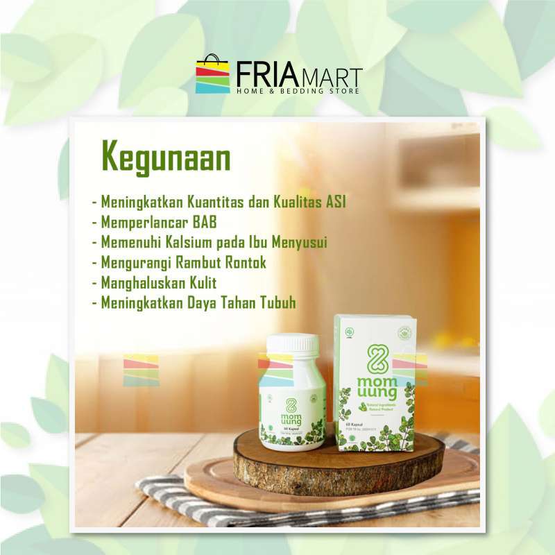 Jual Halal Pelancar Asi Booster Mom Uung Isi 30 Kapsul 100 Daun Kelor Bpom Terbaru November 2021 Harga Murah Kualitas Terjamin Blibli