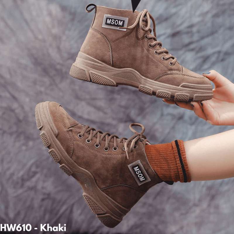 Jual SEPATU ANKLE BOOTS WANITA FLAT IMPORT MODEL TERBARU KEKINIAN