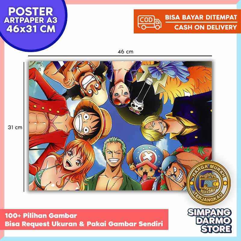 Poster A3 12r One Piece Bisa Custom Anime Jepang Luffy Zoro Sanji Ace Marinir Bajak Laut Buronan Terbaru Juli 2021 Harga Murah Kualitas Terjamin Blibli