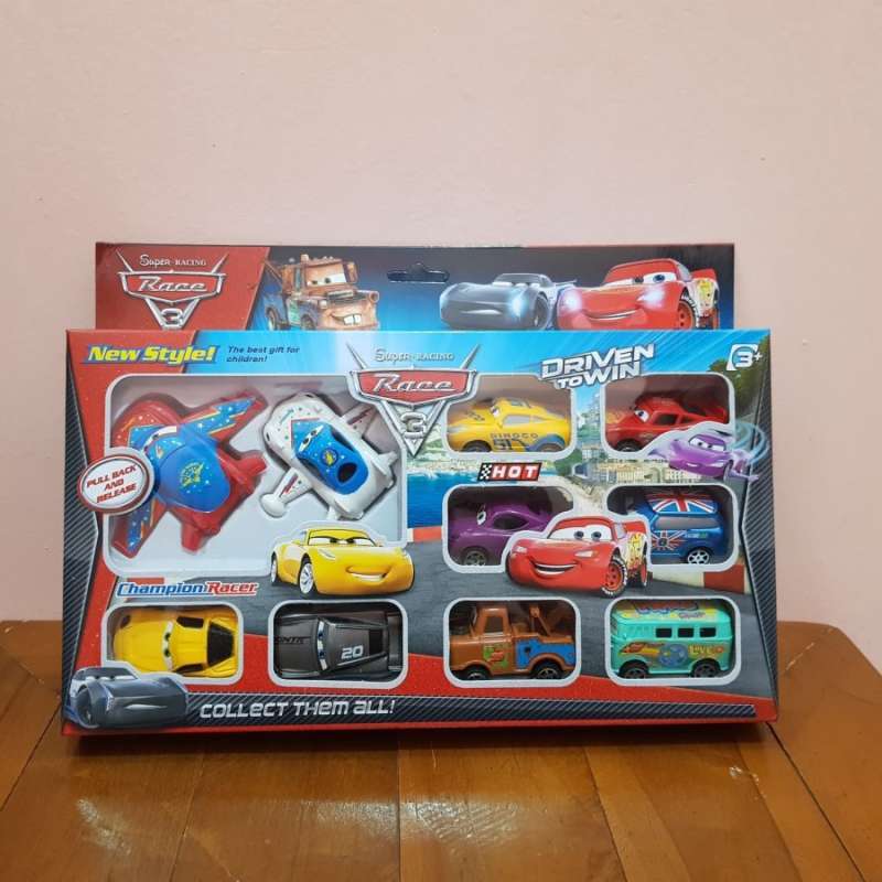 Jual Set Mainan Mobil Cars Mcqueen Mainan Mobil Mcqueen Isi 10