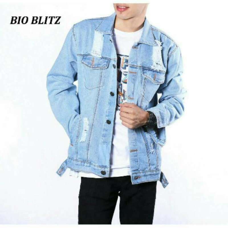 Jaket sales jokowi denim