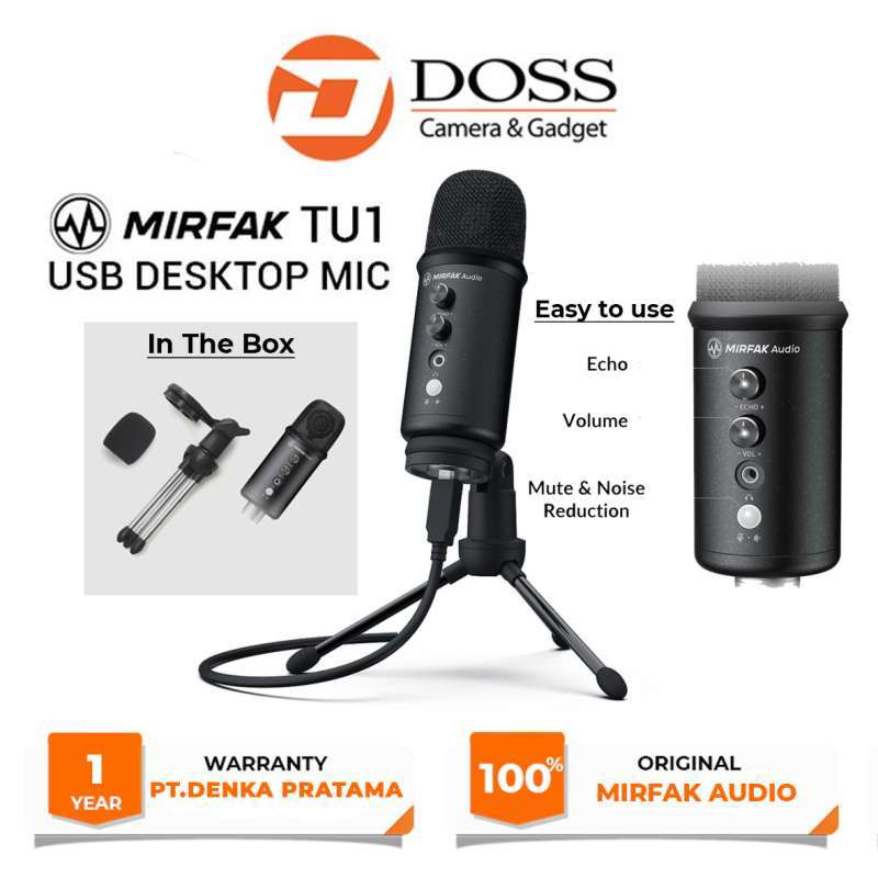 Jual Mirfak Tu1 Usb Desktop Microphone Podcast Mic Mirfak Tu1 Murah Mei 2021 Blibli