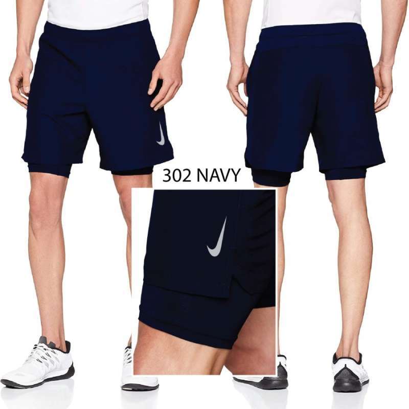 Jual Celana Lari Pria 2 in 1 Nike 