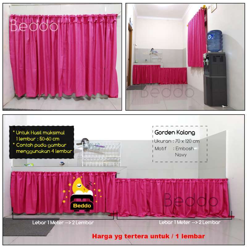 Gorden Dapur Embosh Polos Terbaru Juli 2021 Harga Murah Kualitas Terjamin Blibli