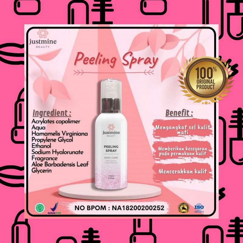 peeling spray justmine