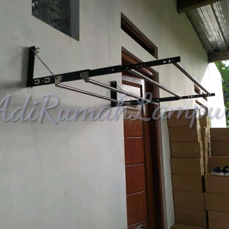 Jual Jemuran Lipat Dinding Stainless 1meter Arula Online April 2021 Blibli
