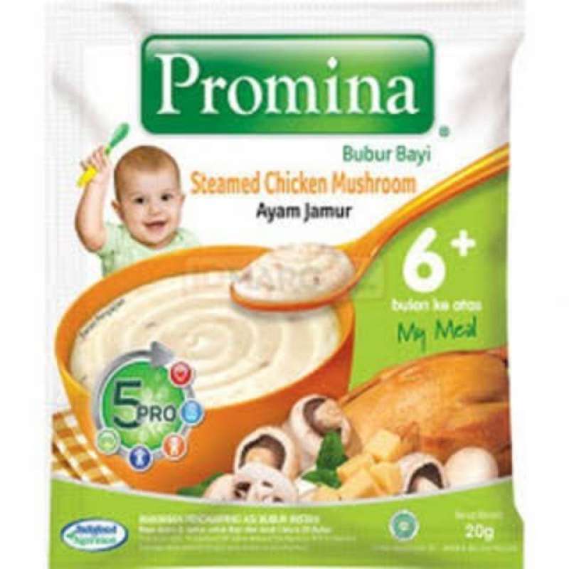 Jual 1sachet Promina Bubur Bayi 6bulan 20gr Ayam Jamur Murah Mei 2021 Blibli